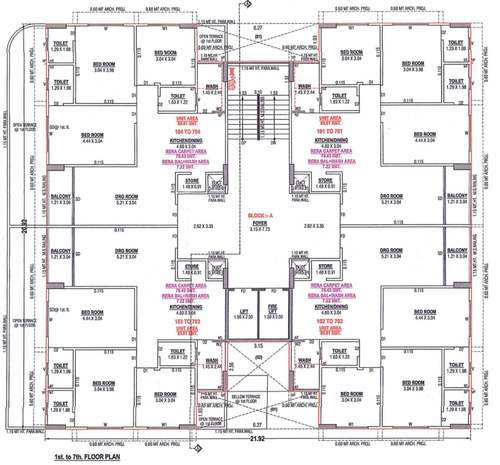 Atharva Living Cluster Plan From 1st To 7th Floor atharva-living Atharva Living Cluster Plan From 1st To 7th Floor