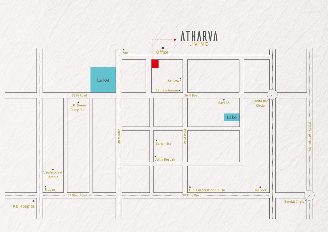 atharva living Location Plan