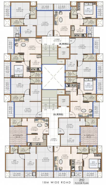  royal residency Royal Residency Cluster Plan for 2nd Floor