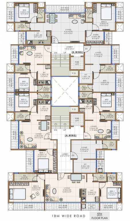  royal residency Royal Residency Cluster Plan for 5th Floor