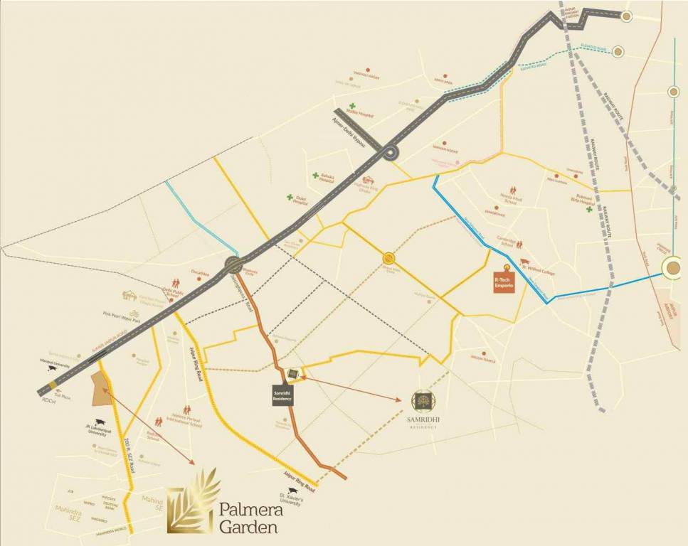  palmera garden Location Plan