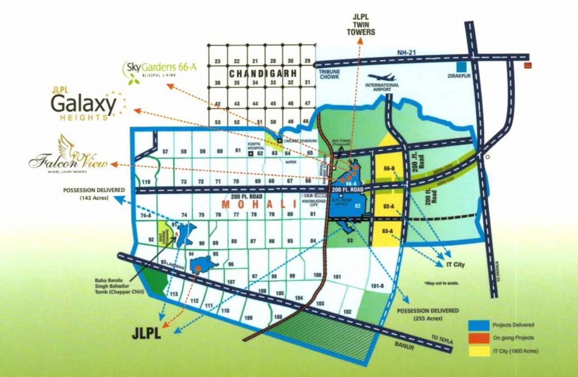  falcon view tower t Location Plan