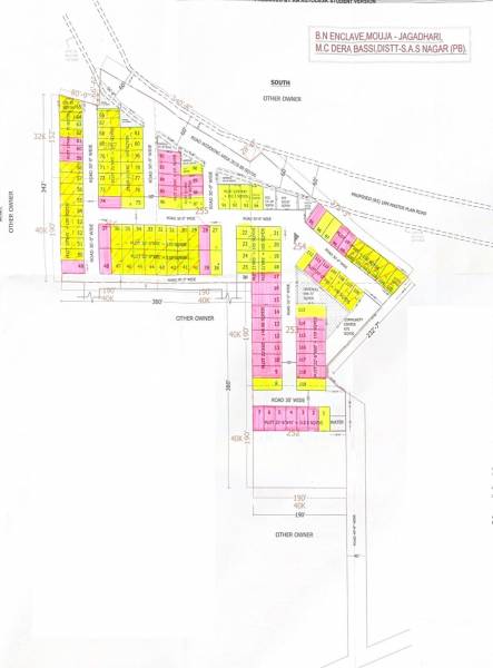 Layout Plan enclave Layout Plan