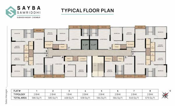  samriddhi Samriddhi Cluster Plan from 1st to 16th Floor