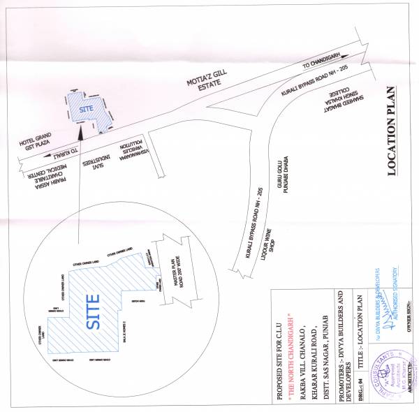 Location Plan the-north-chandigarh Location Plan