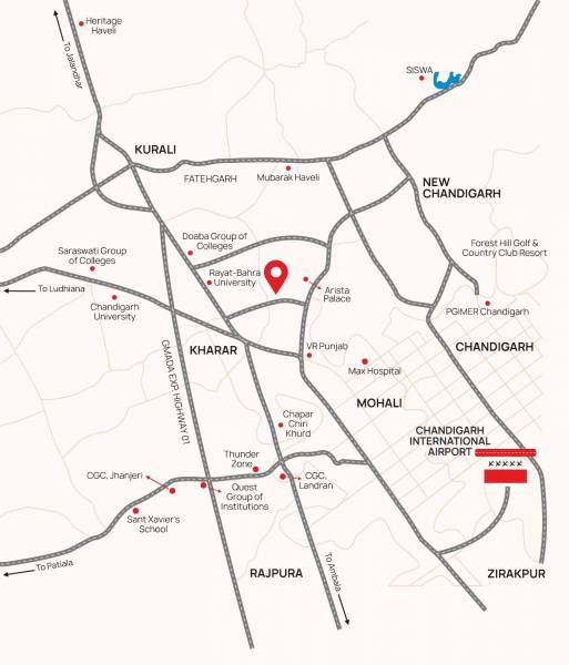 Location Plan amoha-luxury-residences Location Plan