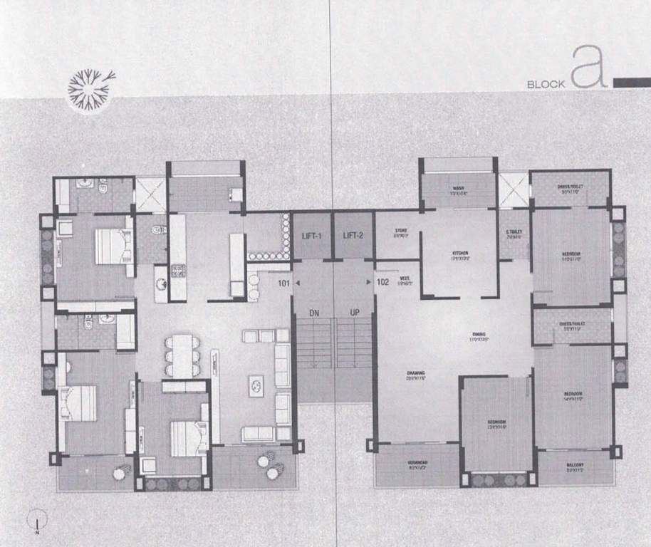  kala kunj Block A Cluster Plan