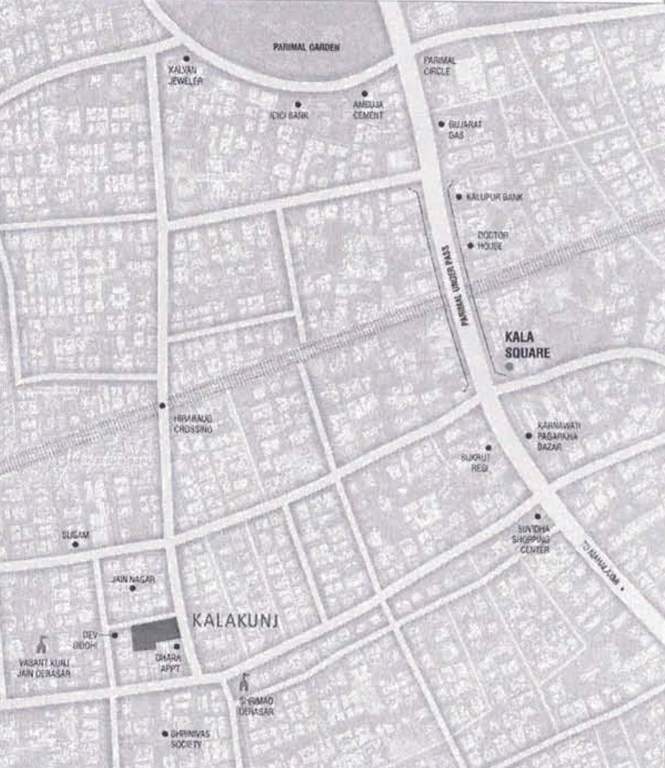  kala kunj Location Plan