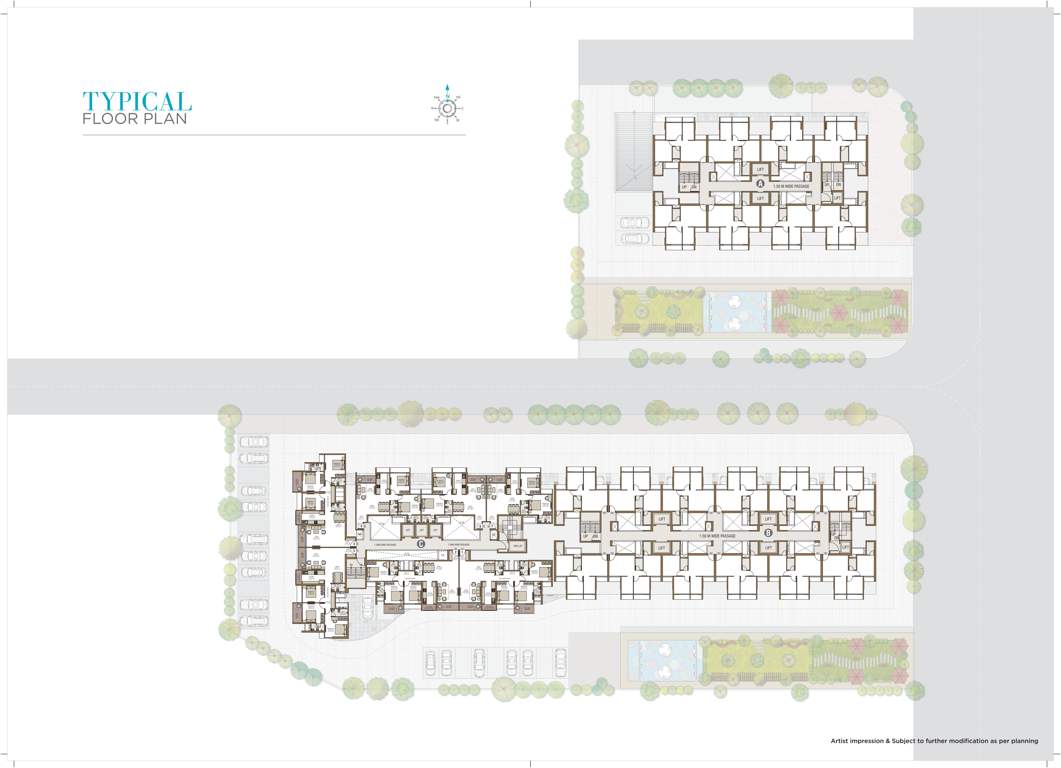  the royal bay A To C Wing Cluster Plan for Typical Floor