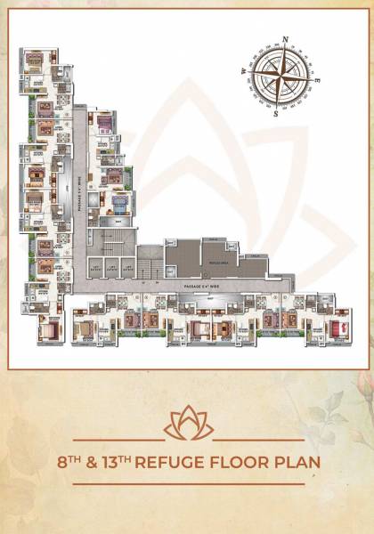  avadh Building No 1 Cluster Plan