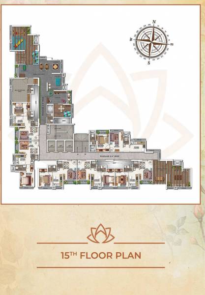  avadh Building No 1 Cluster Plan