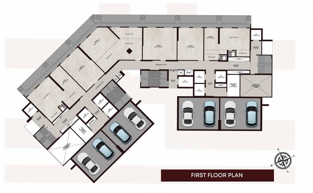  chavan sarveshwara Building No 1 Cluster Plan For 1st Floor