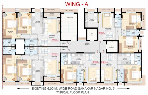  vaibhav Wing A Atharva Vaibhav Cluster Plan