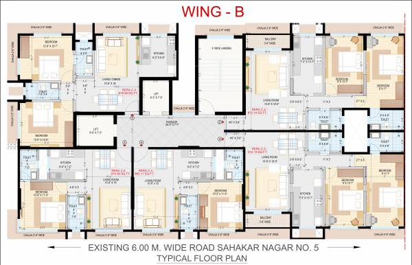  vaibhav Wing A Atharva Vaibhav Cluster Plan