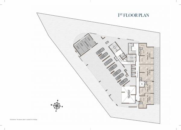  pinnacle Kamdhenu Pinnacle Cluster Plan for 1st Floor