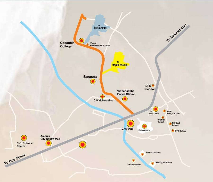royale avenue Location Plan