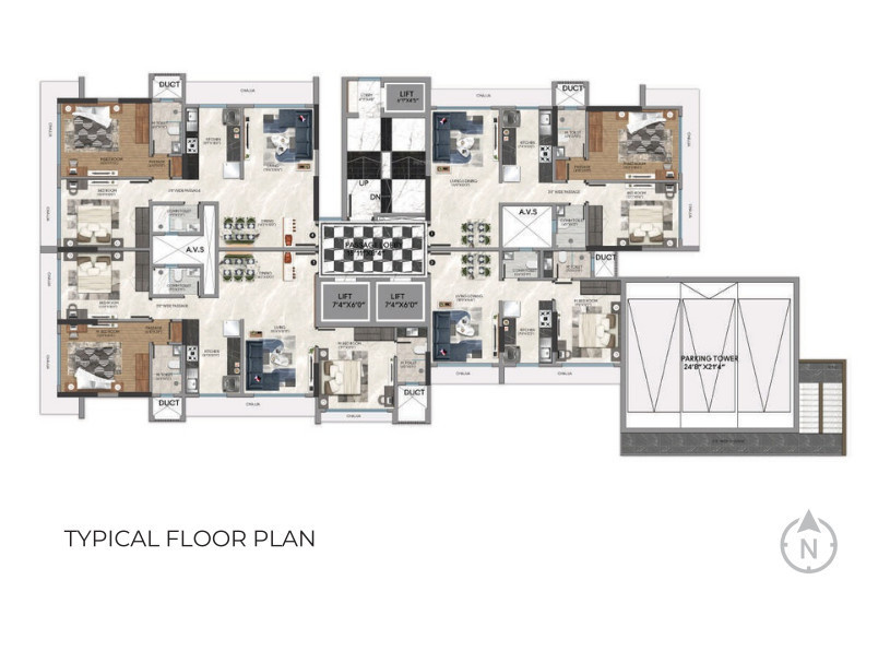  sanghvi crystal Sanghvi Crystal Cluster Plan