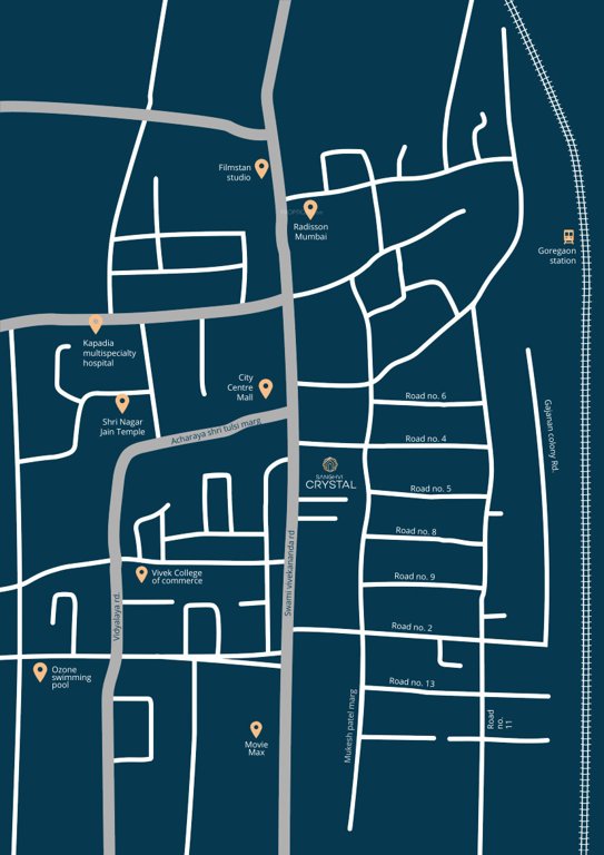  sanghvi crystal Location Plan