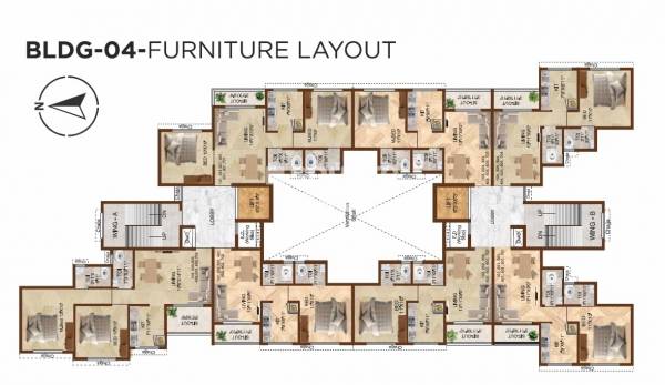  jayram-residency-phase-ii Building No 4 Cluster Plan