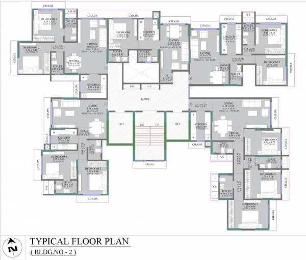 panache Building No 2 Cluster Plan