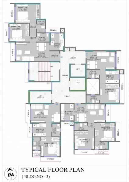  panache Building No 3 Cluster Plan