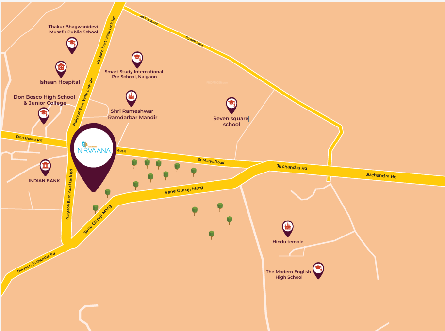  nakshatra nirvaana Location Plan