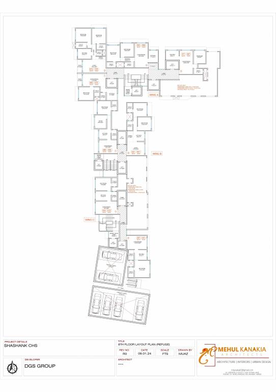 sheetal shashank B Wing Cluster Plan