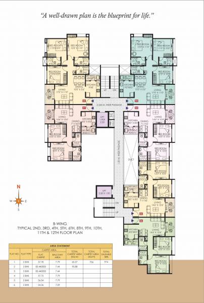  emerald-skies Wing A Cluster Plan