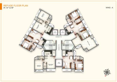  lj-tanna-panorama-a-wing Building A Cluster Plan for Refuge Floor
