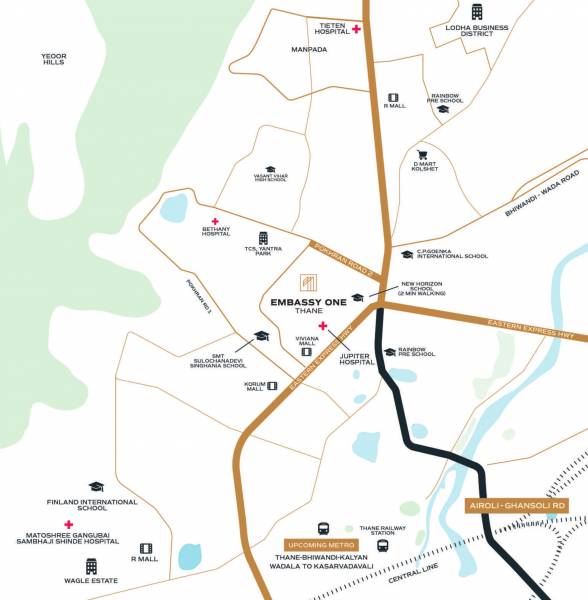  embassy-one-thane Location Plan
