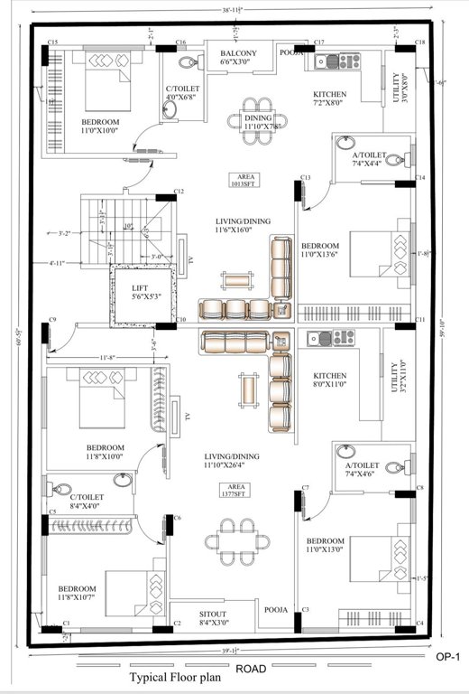  bharat jyothi residency Bharat Jyothi Residency Cluster Plan