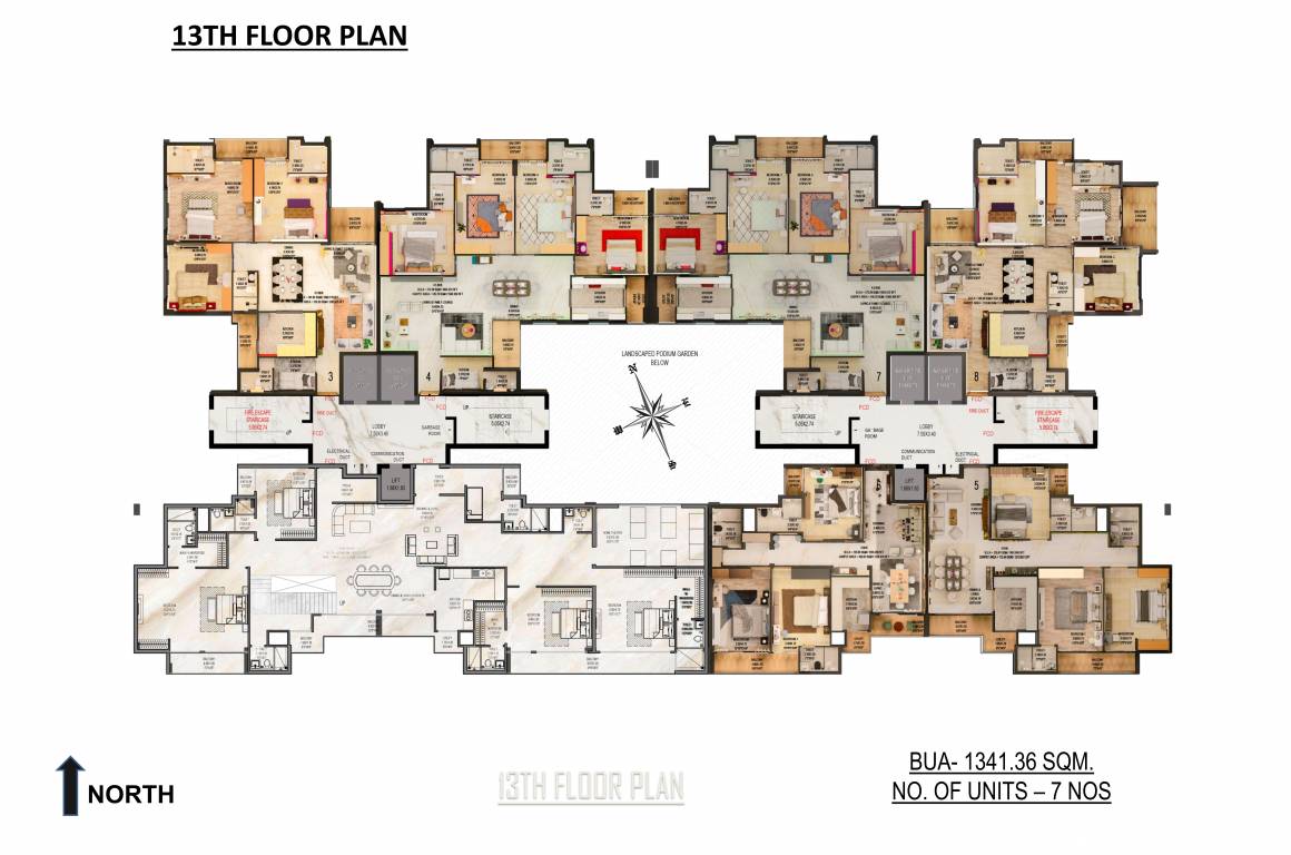  chandrama Chandrama Tower A Cluster Plan