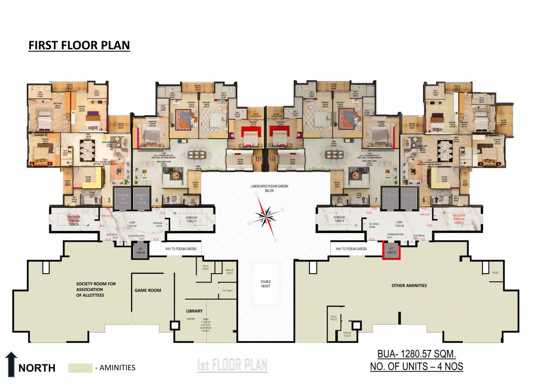  chandrama Chandrama Tower A Cluster Plan