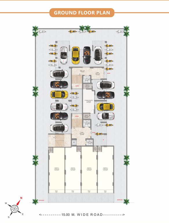  tulip S M Tulip Cluster Plan for ground Floor