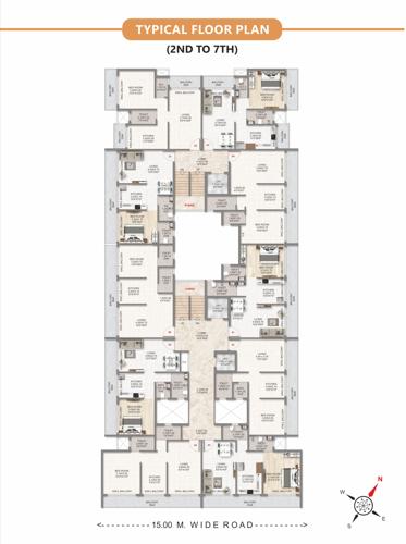  tulip S M Tulip Cluster Plan from 2nd to 7th Floor