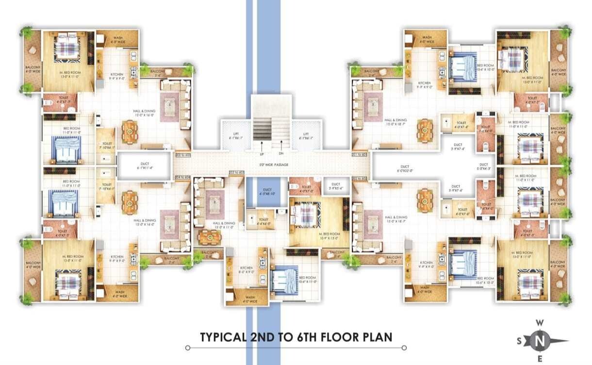 monarch height 5 Monarch Height 5 Cluster Plan From 2nd To 6th Floor