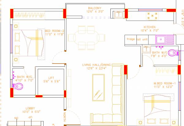  taha-residency Taha Residency Building 1 Cluster Plan