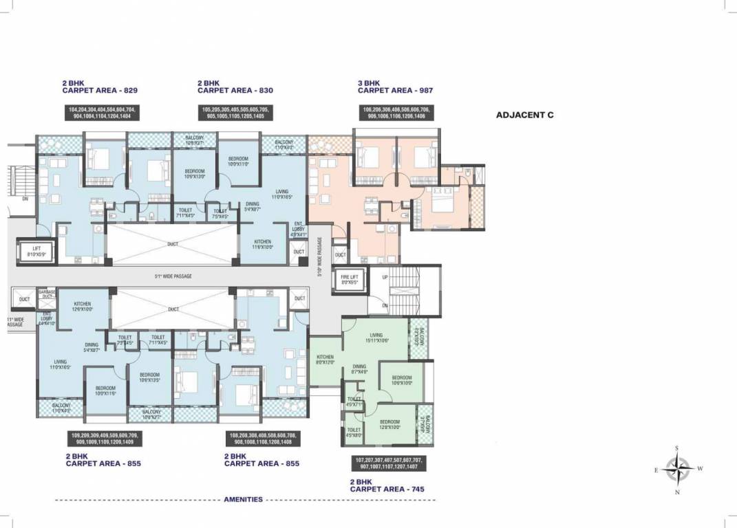 dreamsong B Building Cluster Plan