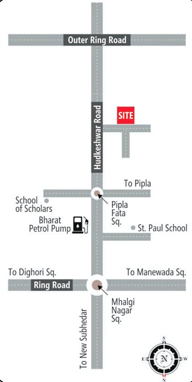 modern height Location Plan