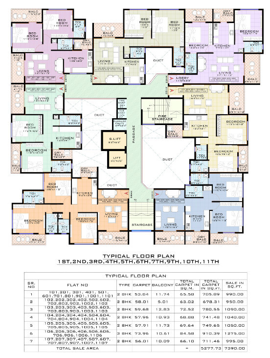  dd square DD Square Typical Cluster Plan