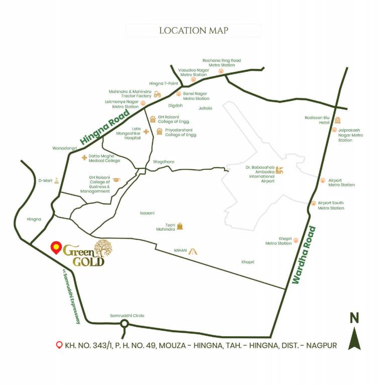  green gold Location Plan