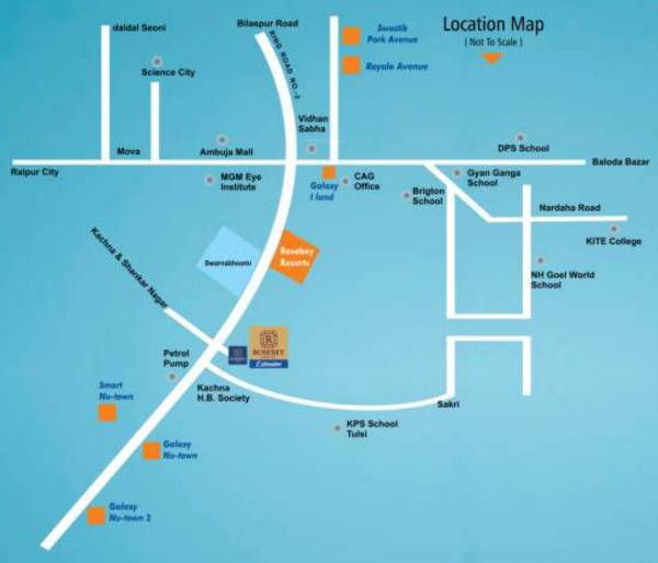  swastik-rosebey-greens-extention Location Plan