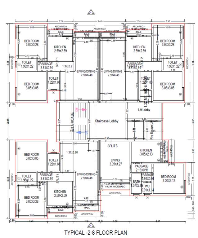 sumegha apartment Sumegha Apartment Tower 1 Cluster Plan