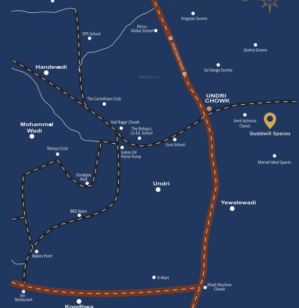 locationPlan of Guddwill Elate
