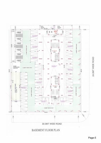  aaryaan Block A  And Block B  Basement Cluster Plan