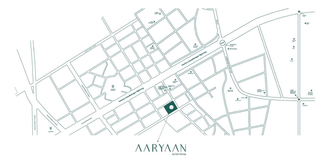  aaryaan Location Plan