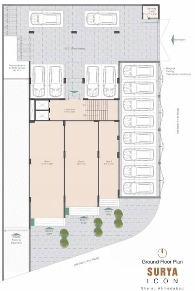  icon Icon Cluster Plan for ground Floor