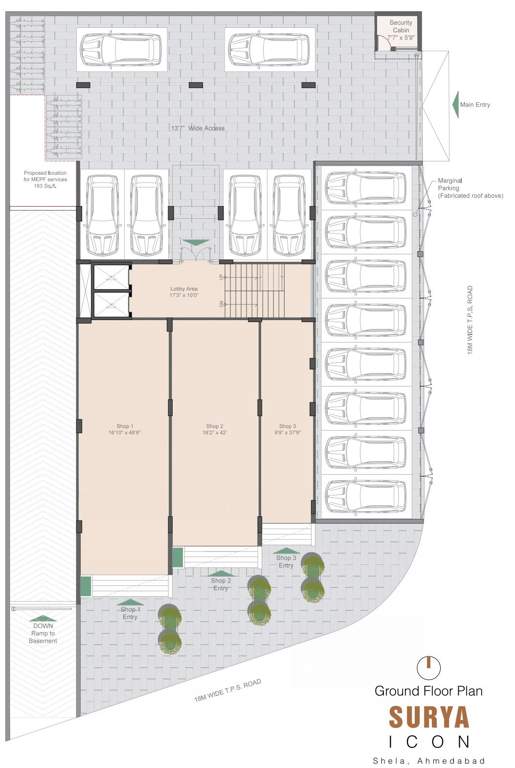  icon Icon Cluster Plan for ground Floor
