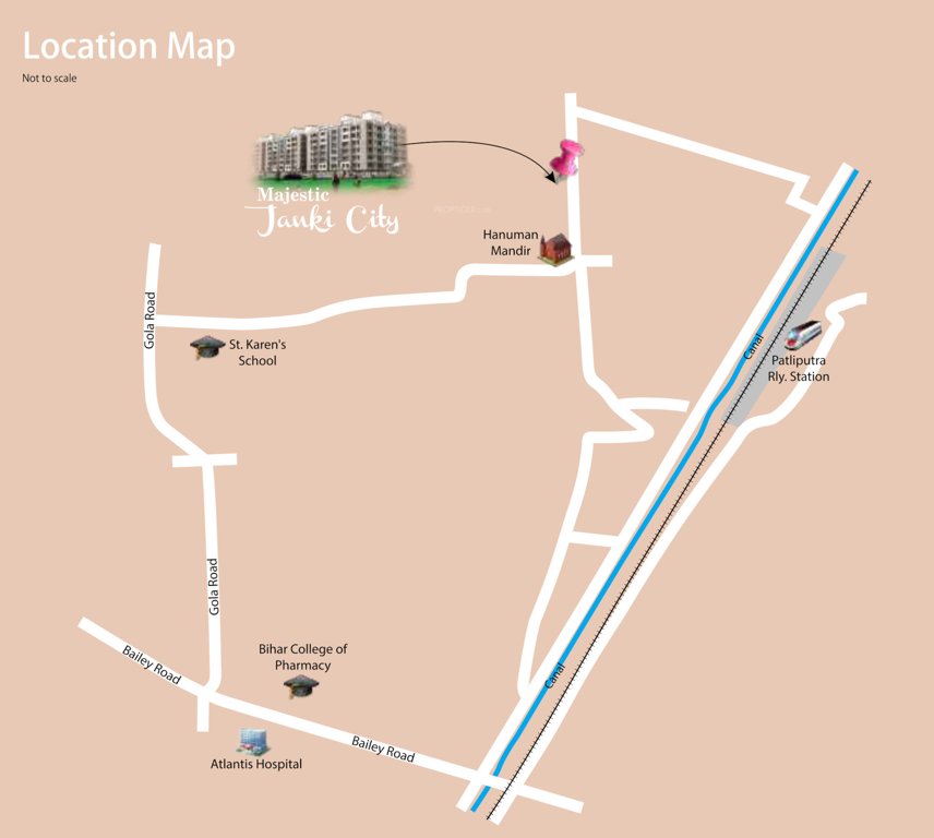  janki city phase 2 Location Plan
