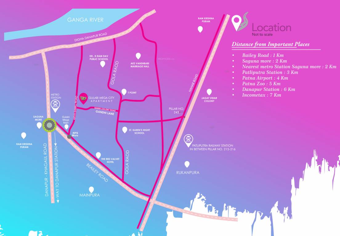  city apartment Location Plan